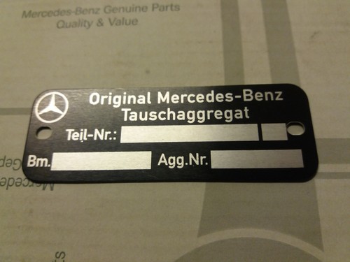 Original mercedes echangeregat - original,