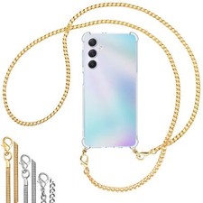 Collier (Chaîne en métal) pour Samsung Galaxy M54 5G (SM-M546) Coque avec cordon
