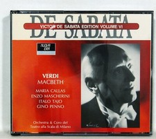 MARIA CALLAS, VICTOR DE SABATA - VERDI Macbeth NUOVA ERA 2xCDs NM 