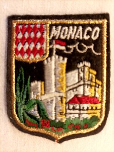 écusson monaco feutrine - monaco, en