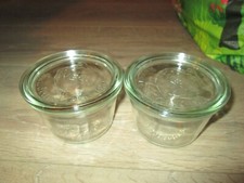 Lot de 2 Pots en verre pour