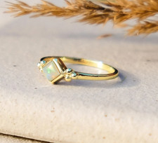 Bague de fiançailles en or