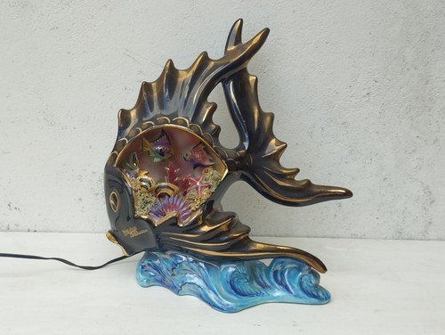 Lampe poisson monaco - lampe,