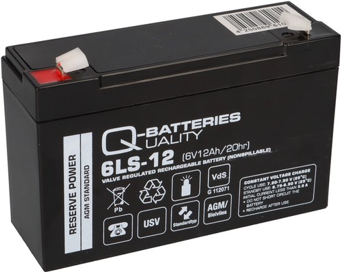 12ah batterie agm gel - 6v,