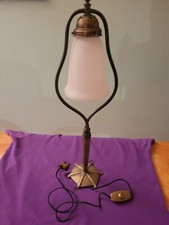 GRANDE LAMPE ART DÉCO BRONZE