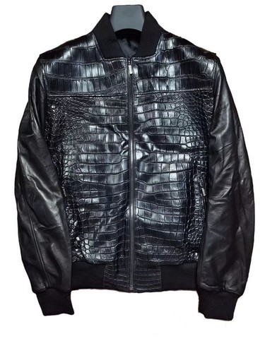 Blouson cuir bomber luxe - blouson,