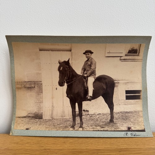 Photo albumine contrecollée