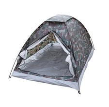 Tente De Camping Compacte Camouflage 2 Personnes Anti Moustique Camouflée
