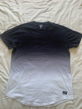 TEE shirt noir et blanc Hollister tie and dye taille L