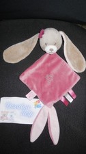 doudou plat triangle lapin