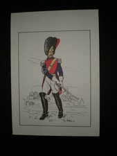 7 ILLUSTRATIONS UNIFORMES ANCIENS DE LA GENDARMERIE