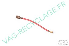 ♻️Fil rouge 15 cm avec 2 cosses femelles Volkswagen Audi Seat