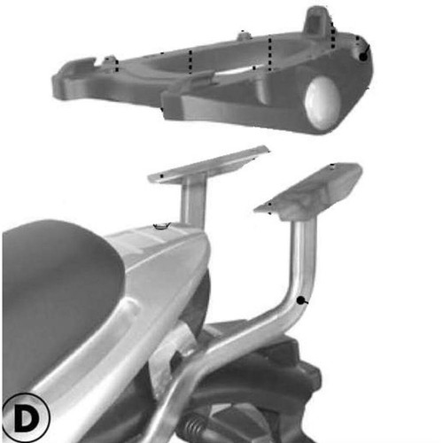 Porte bagages pour yamaha - pour,