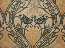 Art Nouveau Oiseau Bleu Marine