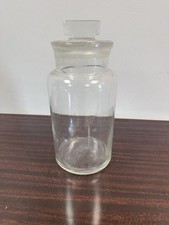 Vase Ancien Alborello En Verre Soufflé D'Autel Pharmacie Droguerie