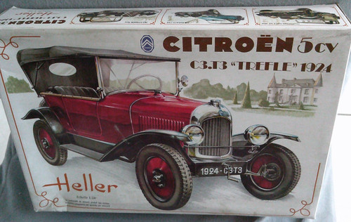 Maquette voiture citroen 5cv - maquette,