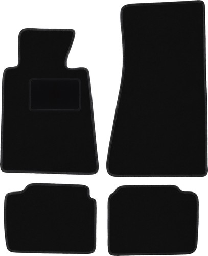 Tapis sol velours noir - tapis,