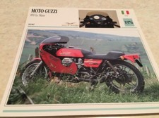 Carte moto Moto Guzzi 850 Le Mans 1976 collection Atlas Italie