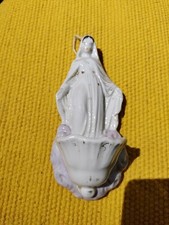 Ancien bénitier porcelaine