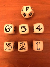 Jeu de rôle l'Anneau Unique - set de dés blancs