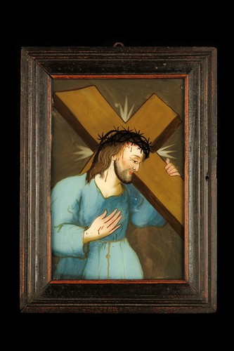 Ancien fixé peinture - peinture, sous