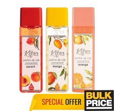 Lot de 3 parfums de lessive Kifra pêche orange et mangue fruités exotiques lo...