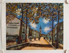 Affiche MAURICE UTRILLO Vue d'Anse 1979 Les Editions du Buot - Paris