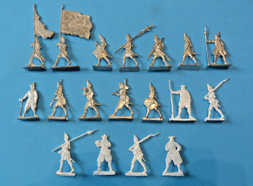 Plats étain zinnfiguren - plats, d'étain