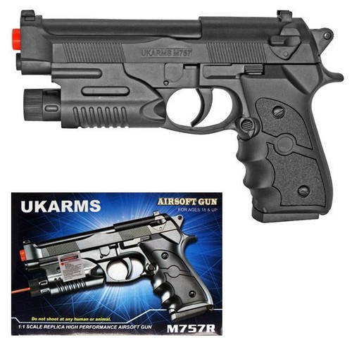 Arms black plastic - 8.5",
