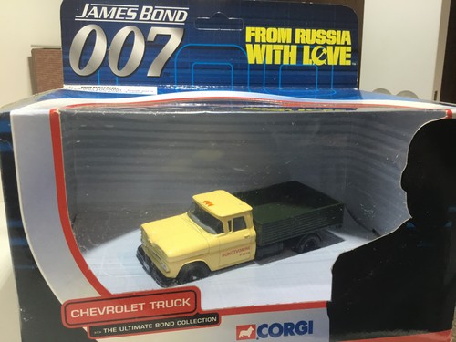 Corgi chevrolet truck bond - chevrolet,
