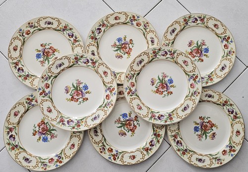 Assiettes porcelaine j g - en,