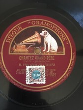 78 RPM PAUL GESKY - Chantez grand père - Elle a perdu son pantalon- GRAM 5522