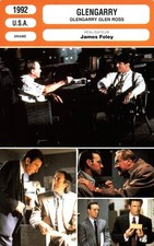 Fiche Cinéma - JAMES FOLEY. GLENGARRY. 1992