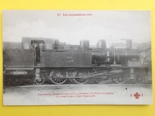 cpa LOCOMOTIVE Cie de l'Est Construite en 1905 TRAIN RAIL Chemin de Fer Railway