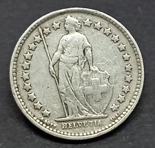 SUISSE 1/2 FRANC 1921 B -