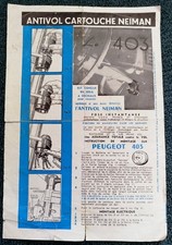 ❤️ ANCIEN FEUILLET ANTIVOL