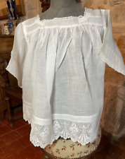 TEXTILE ANCIEN - SURPLIS de Servant de messe - Linon et dentelle