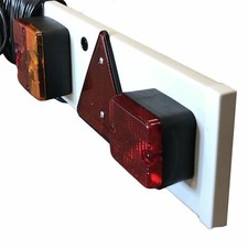 Panneau d'éclairage de 6 pieds remorque de bateau 10 m câble antibrouillard f...