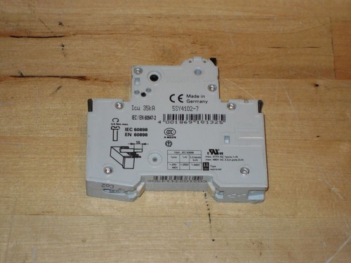 Siemens 5sy41 supplementary - siemens,
