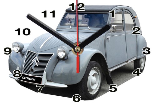Horloge murale citroen 2cv - ,