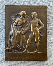 Alexandre Charpentier (1856-1909) - Rare Grande Medaille D’escrime 1903