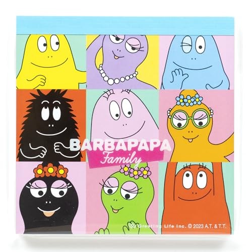 Greeting life barbapapa square - greeting,