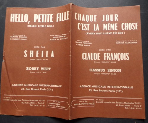 Partition chaque jour - partition,