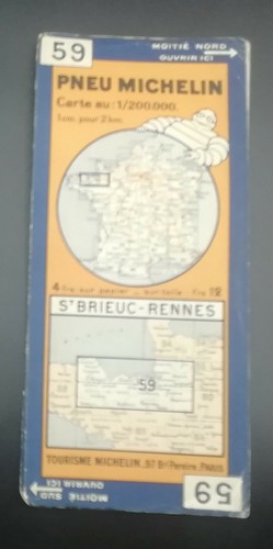 Ancienne carte michelin - ancienne,