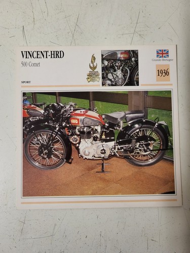 Carte fiche moto édition - carte,