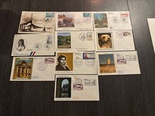 10 Timbre France Lot de FDC