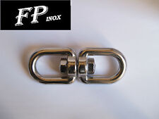 Double Emerillon 6 mm inox 316  Ref A54106