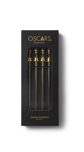 Metal oscar statuette - oscar, drink