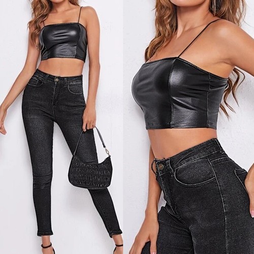 Débardeur cuir femme - cuir,