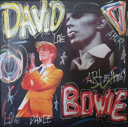 Spaco signed bowie - , david